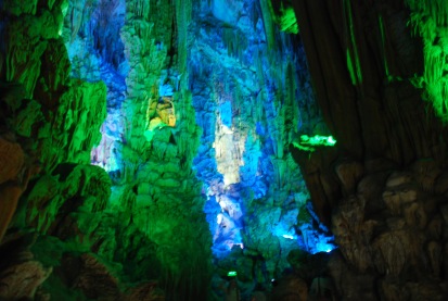3-29 Lighted stalagtites
