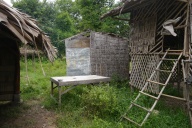 Toilet and chicken house