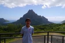Nathan at Belvedere Lookout on Moorea